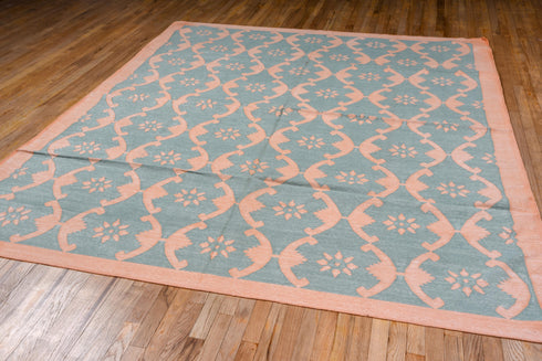 Vintage Dhurrie Area Rug (8' x 9')